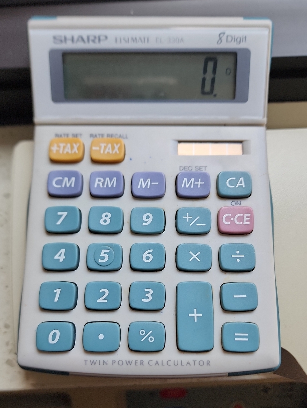 Twin Power Desktop Calculator - 8 Digit